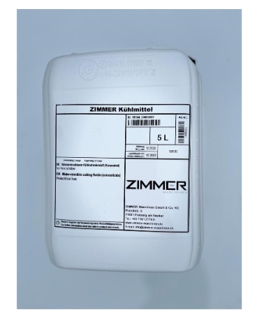 Жидкость охлаждающая эмульсионная 5 л ZIMMER 120103 Смазывающе-охлаждающая жидкость